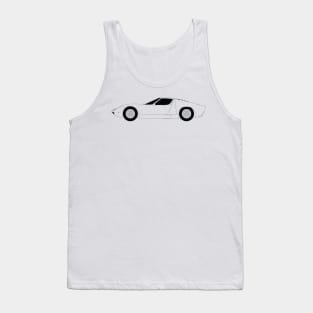 Miura P400 Black Outline Tank Top